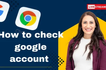 How to check google account